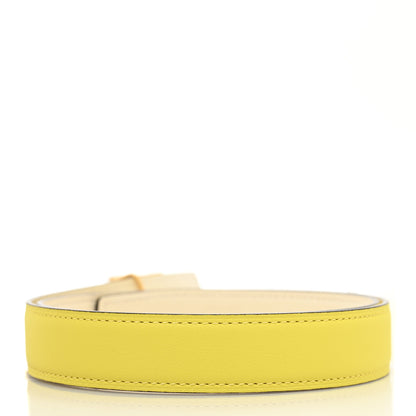 Hermes Epsom Swift 24mm Collier De Chien CDC Belt 75 Nata Lime 2 of 7