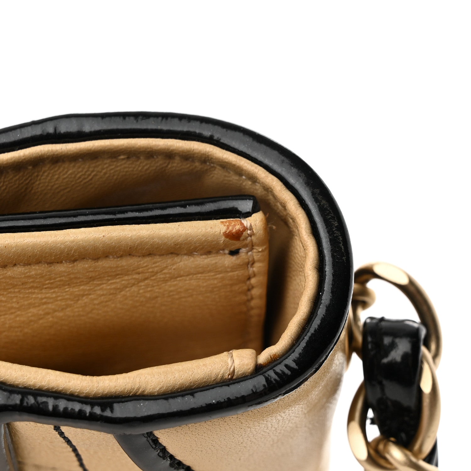 Chanel Lambskin Reissue Chocolate Bar Flap Beige Black 23 of 23