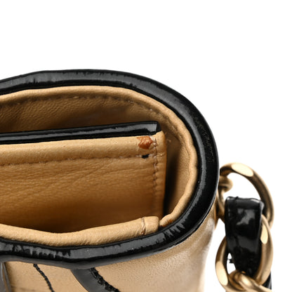 Chanel Lambskin Reissue Chocolate Bar Flap Beige Black 23 of 23