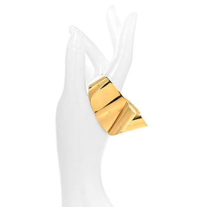 Louis Vuitton Essential V Cuff Bracelet Gold 2 of 5