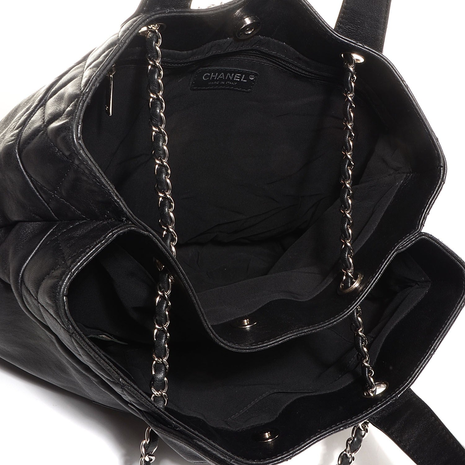 Chanel Calfskin Trianon Large Tote Black 5 of 6