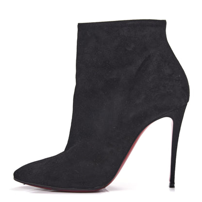 Christian Louboutin Veau Velours Eloise 100 Booty 40 Black 1 of 10