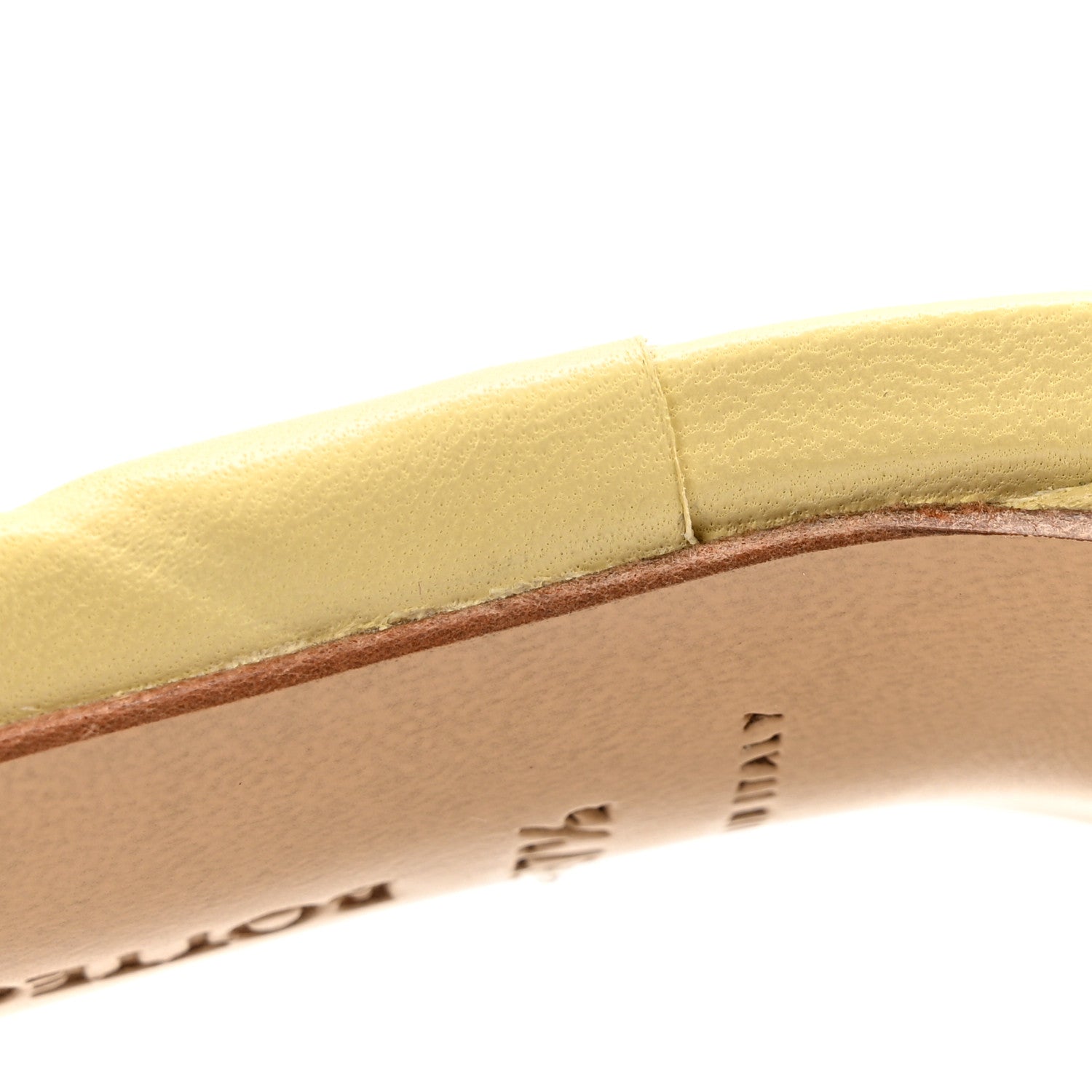 Bottega Veneta Nappa Quilted Rubber Lido Mule Sandals 37.5 Moon Beam 10 of 11