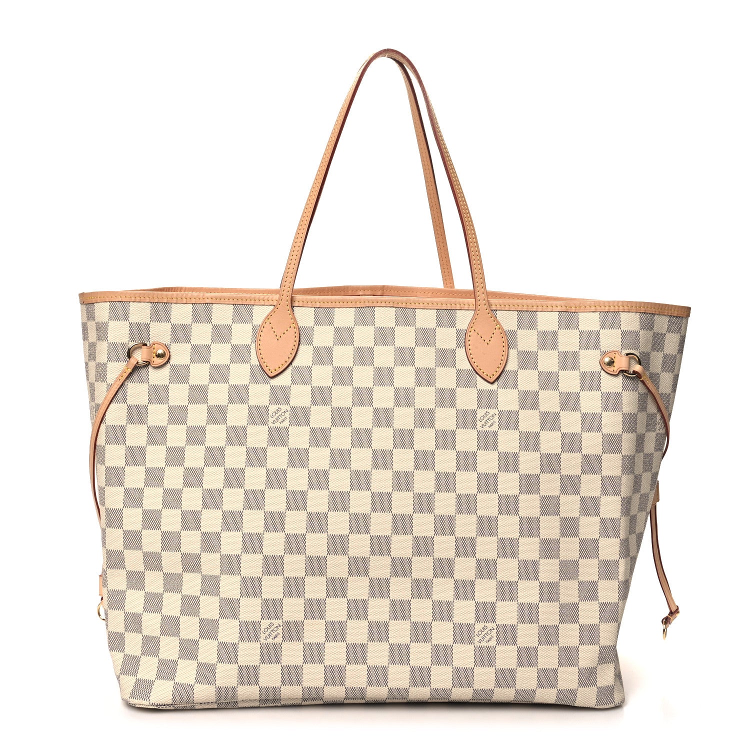 Louis Vuitton Damier Azur Neo Neverfull GM Rose Ballerine 1 of 10