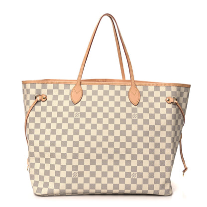Louis Vuitton Damier Azur Neo Neverfull GM Rose Ballerine 1 of 10
