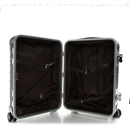 Gucci GG Supreme Monogram Porter Cabin Plus Suitcase Beige Dark Brown Supreme 4 of 11