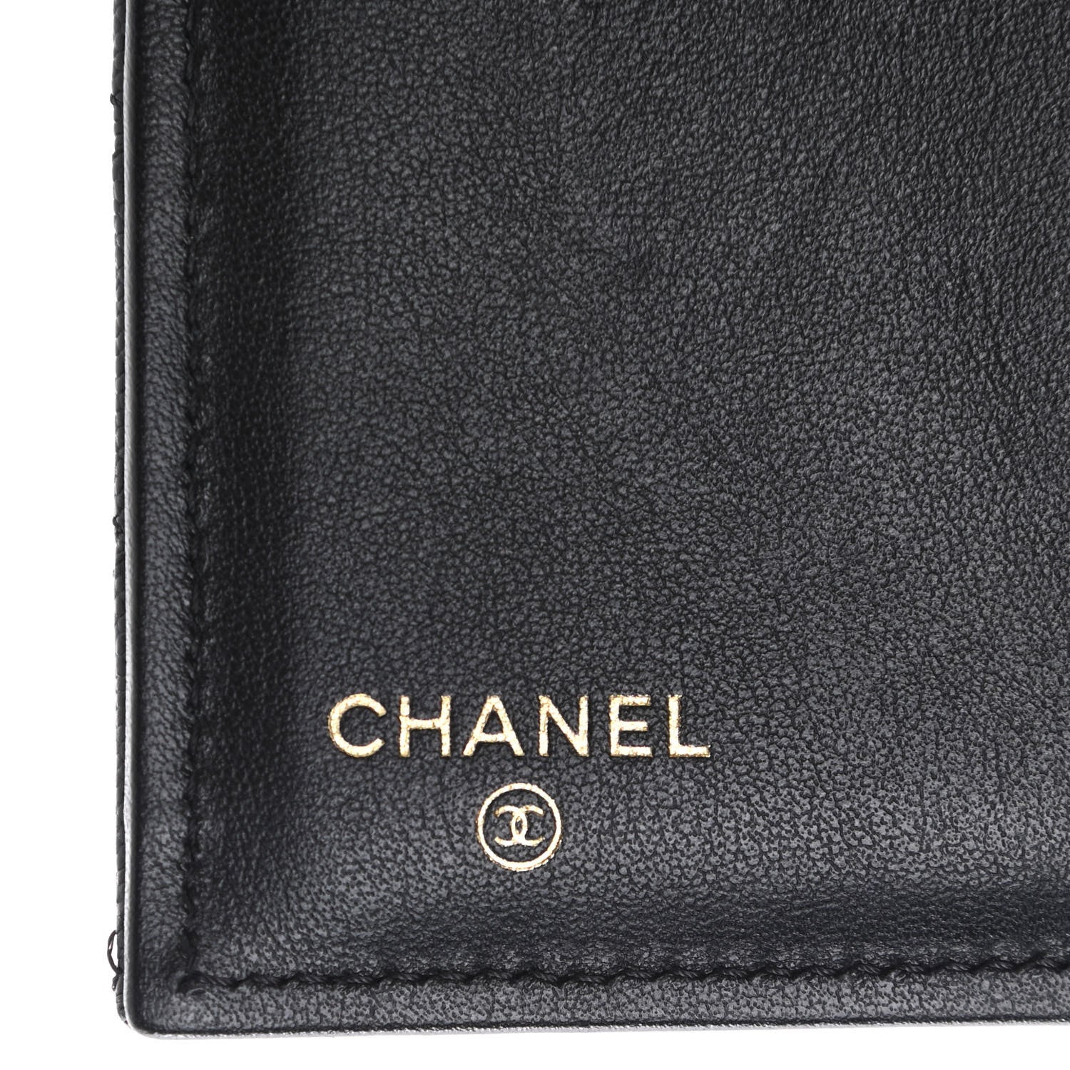 Chanel Caviar Quilted Compact Boy Wallet Black 7 of 8
