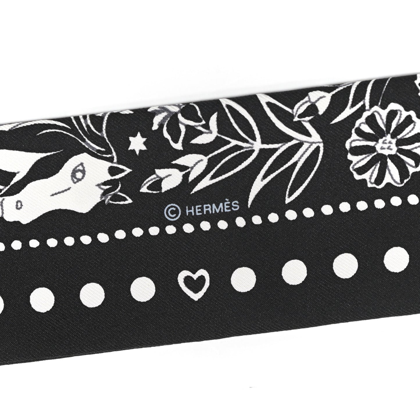Silk Entre Ciel Et Mer Twilly Black White
