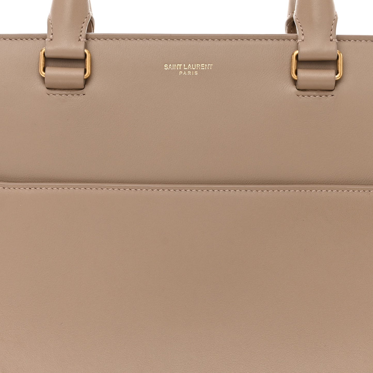 Smooth Calfskin Medium East Side Tote Beige