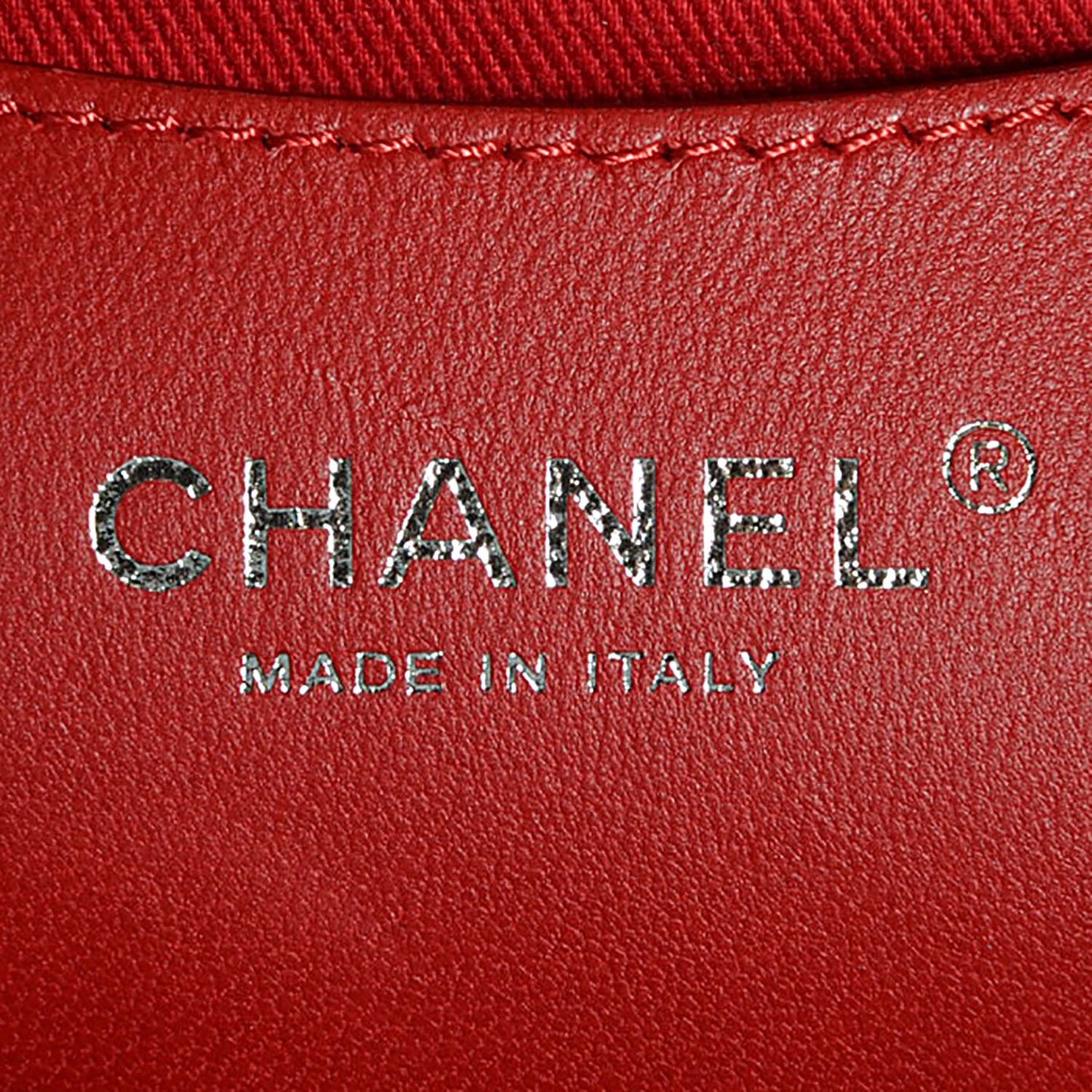 Patent Quilted Medium Just Mademoiselle Red