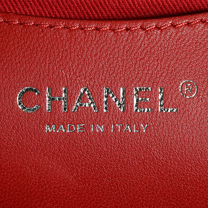 Chanel Patent Quilted Medium Just Mademoiselle Red 6 of 7