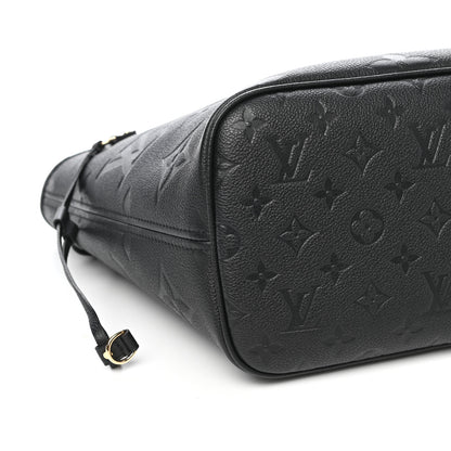 Louis Vuitton Empreinte Monogram Giant Neverfull MM Black 7 of 8