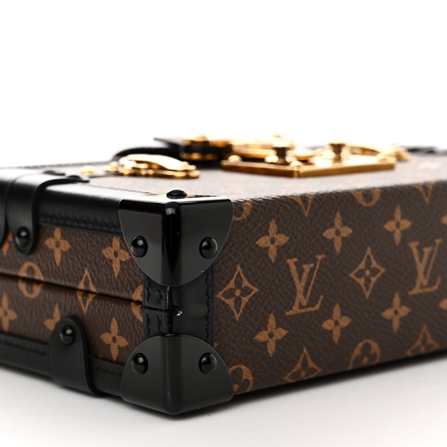 Louis Vuitton Monogram Petite Malle Black 10 of 11