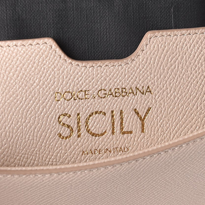 Dolce & Gabbana Dauphine Small Miss Sicily Satchel Rosa Carne 8 of 8