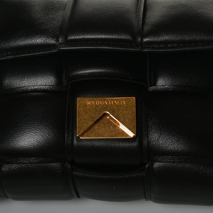 Bottega Veneta Lambskin Maxi Intreccio Padded Chain Cassette Crossbody Bag Black 28 of 33
