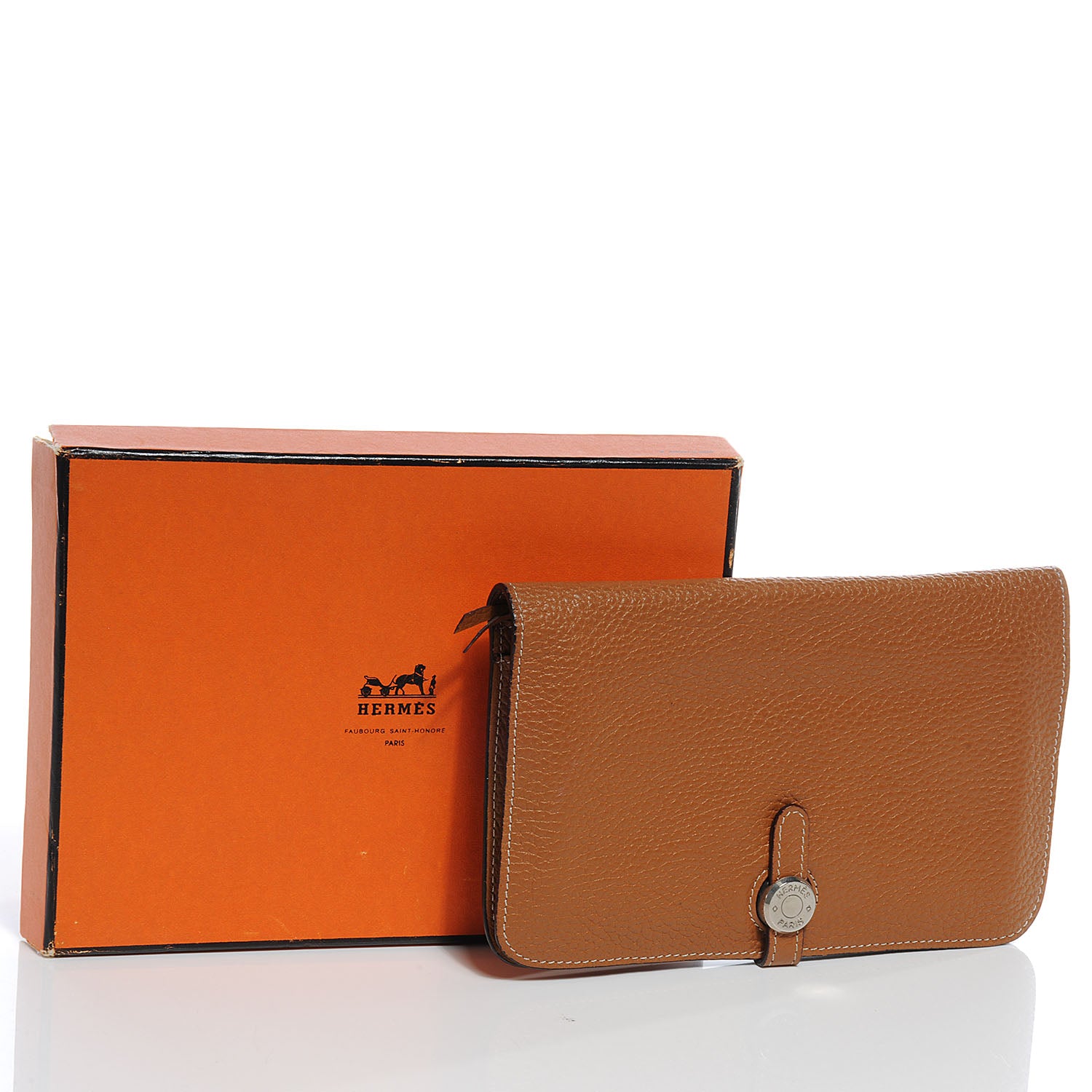 Hermes Togo Dogon Combined Wallet Gold 5 of 9