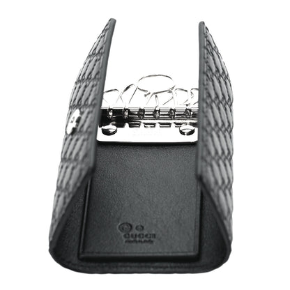 Gucci Microguccissima 6 Key Holder Case Black 5 of 9
