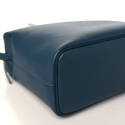 Celine Lambskin Small Soft Cube Satchel Blue 7 of 9