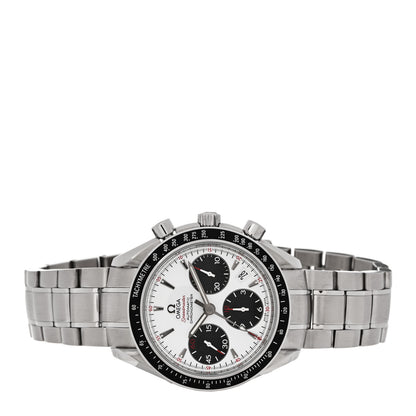 Omega Stainless Steel 40mm Speedmaster Date Automatic Watch White 323.30.40.40.04.001 2 of 5