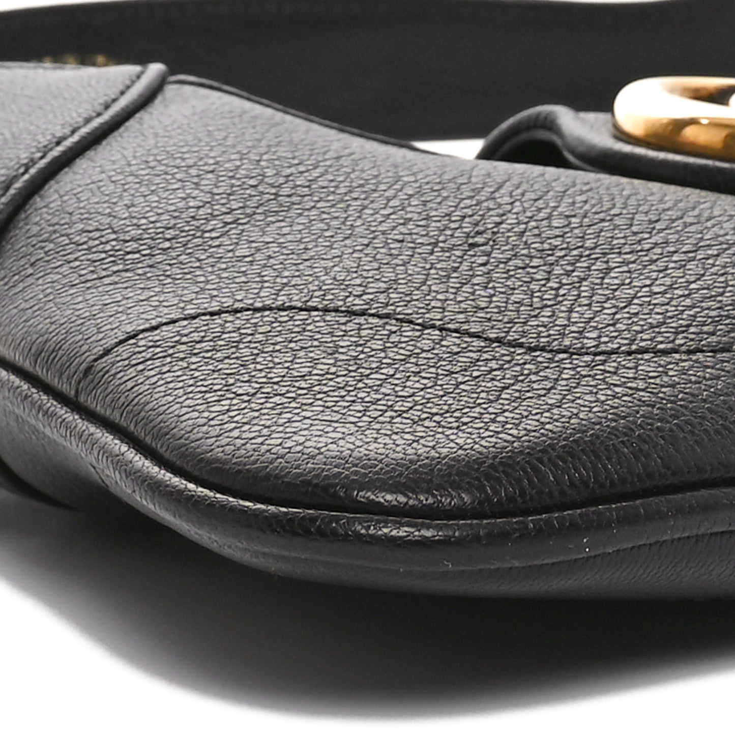 Goatskin Small GG Aphrodite Shoulder Bag Black