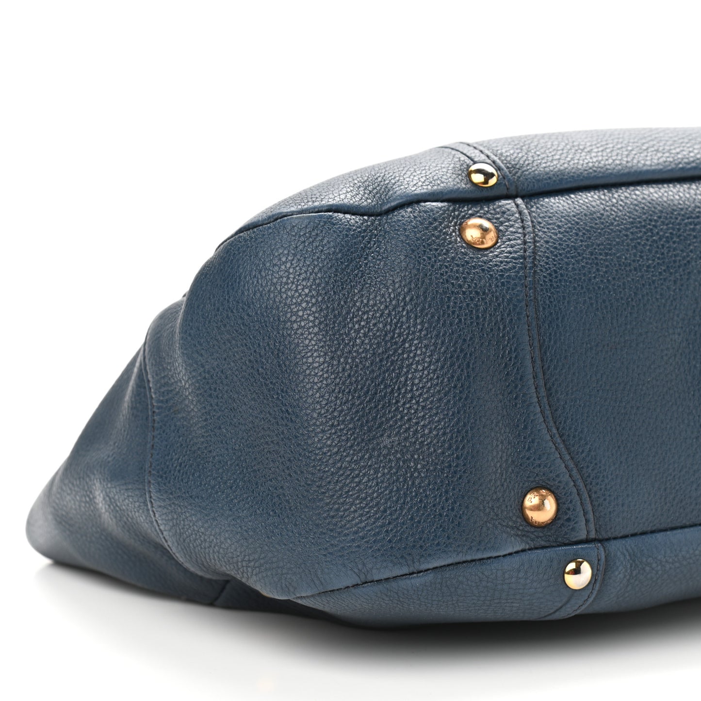 Vitello Daino Pushlock Tote Bleuette
