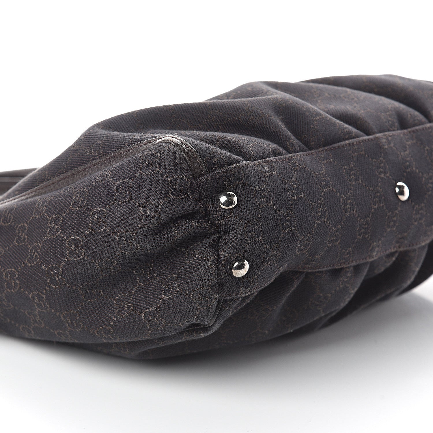 Gucci Monogram D Ring Tote Dark Brown 7 of 8