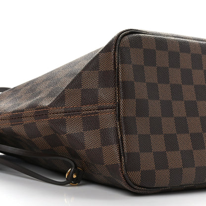 Louis Vuitton Damier Ebene Neo Neverfull MM Rose Ballerine 9 of 10