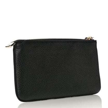 Gucci Pebbled Calfskin Soho Wristlet Black 4 of 10