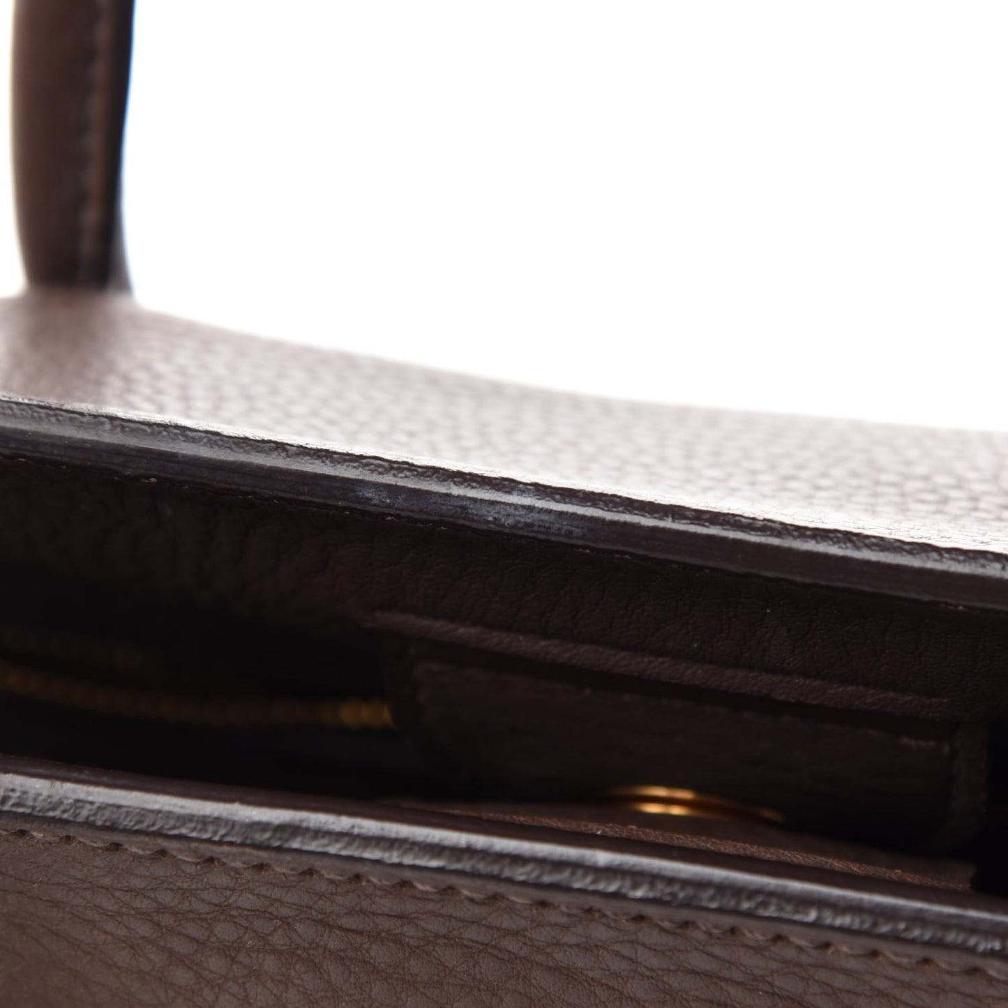 Vitello Daino Shopping Tote Bruciato