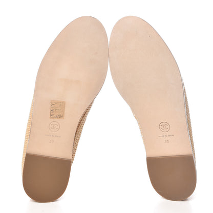 Chanel Lambskin Grosgrain CC Espadrilles 39 Black 5 of 14