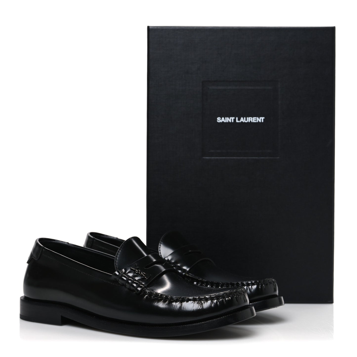 Magnum Lux Calfskin Le Loafer 15 Moccasins 36 Black