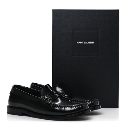 Saint Laurent Magnum Lux Calfskin Le Loafer 15 Moccasins 36 Black 11 of 11