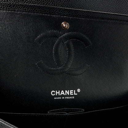 Chanel Caviar Quilted Medium Double Flap Black 6 of 14