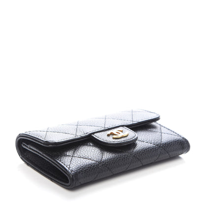 Chanel Caviar Quilted Flap Card Holder Black 4 of 7
