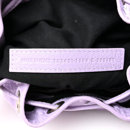 Balenciaga Agneau Arena Le Cagole Bucket Bag XS Lilac 8 of 11
