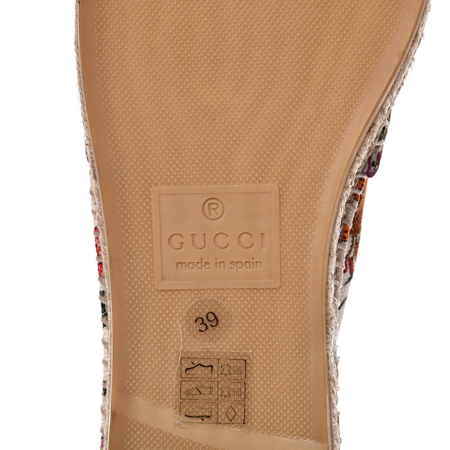 Canvas Flora Print Espadrilles 39 White Multicolor Fuxia
