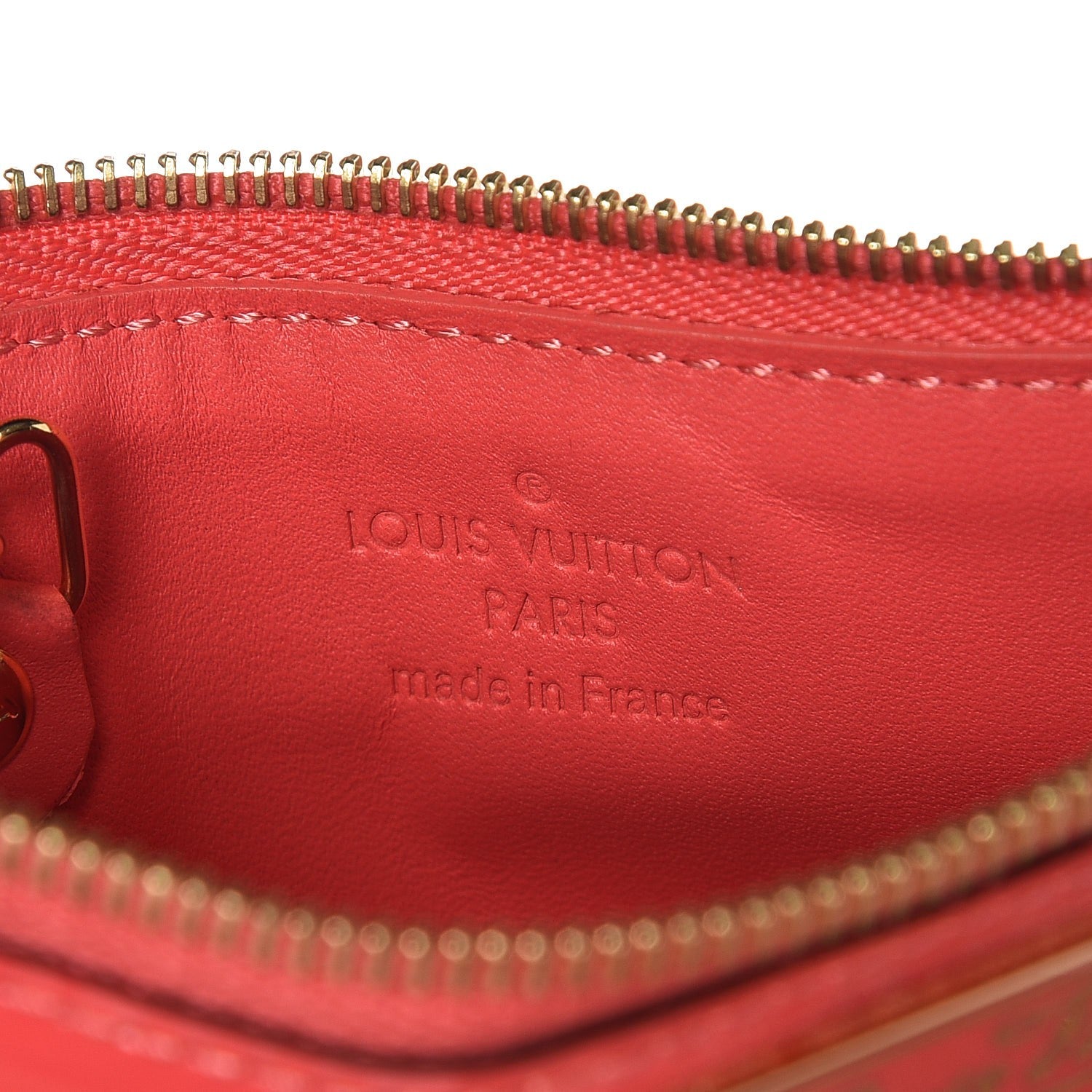 Louis Vuitton Vernis Key Pouch Rose Litchi 7 of 16