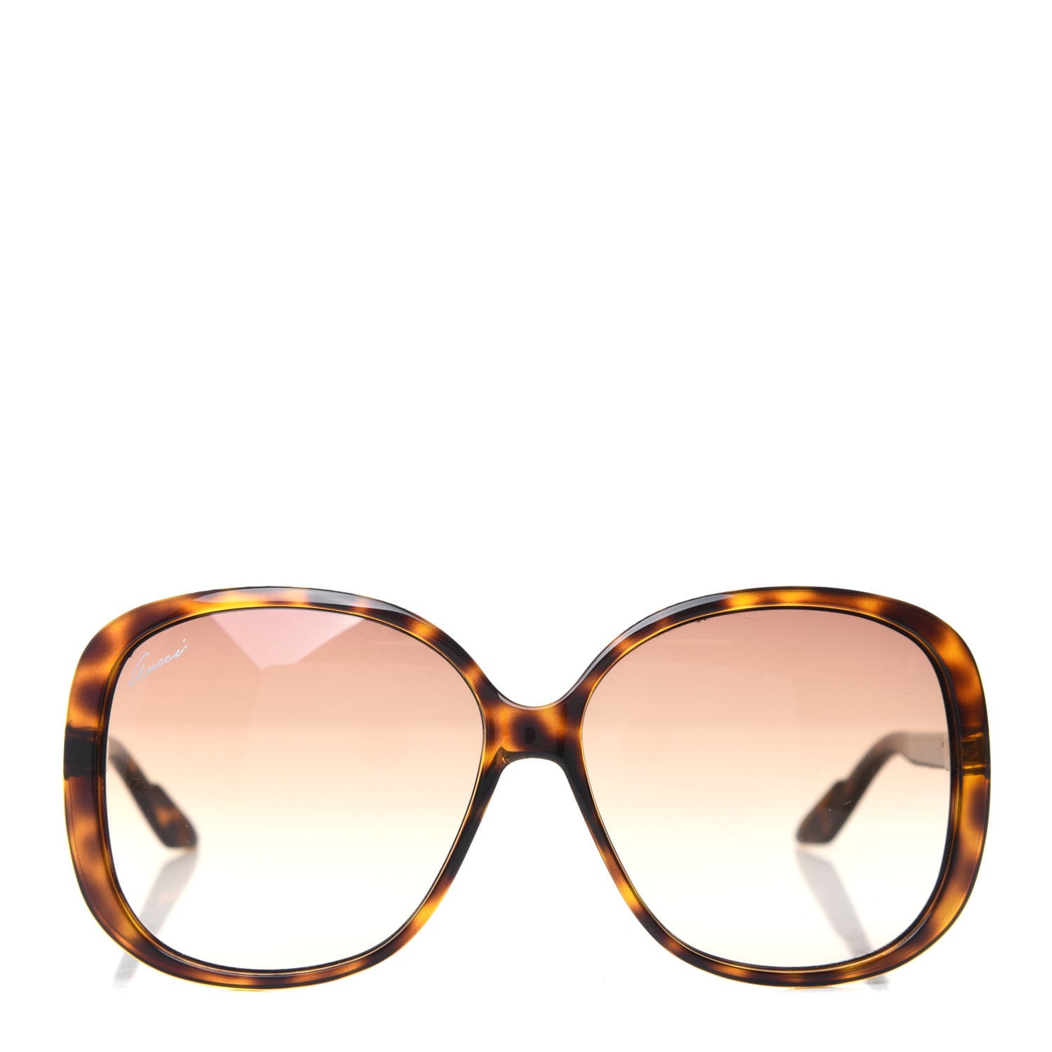 Gucci Oversized Web Sunglasses GG3157S Tortoise 2 of 8
