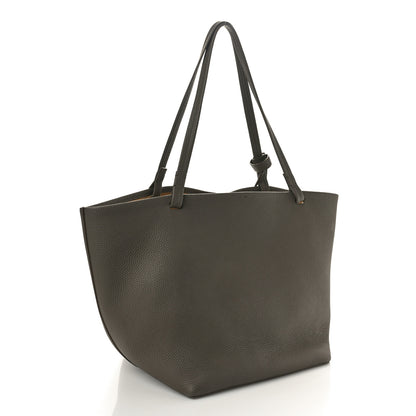 The Row Grained Calfskin Park Tote Three Elephant 4 of 11