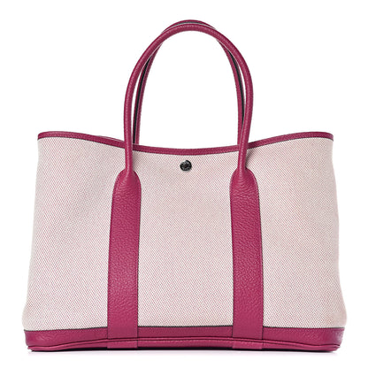 Hermes Toile Negonda Garden Party Tote 36 MM Rose Pourpre 1 of 14