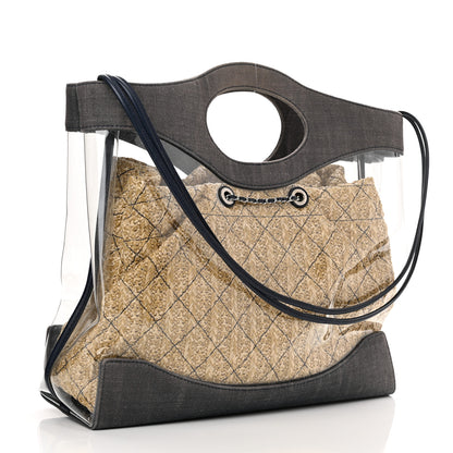 Chanel Denim PVC Quilted Chanel 31 Bag Blue 2 of 10