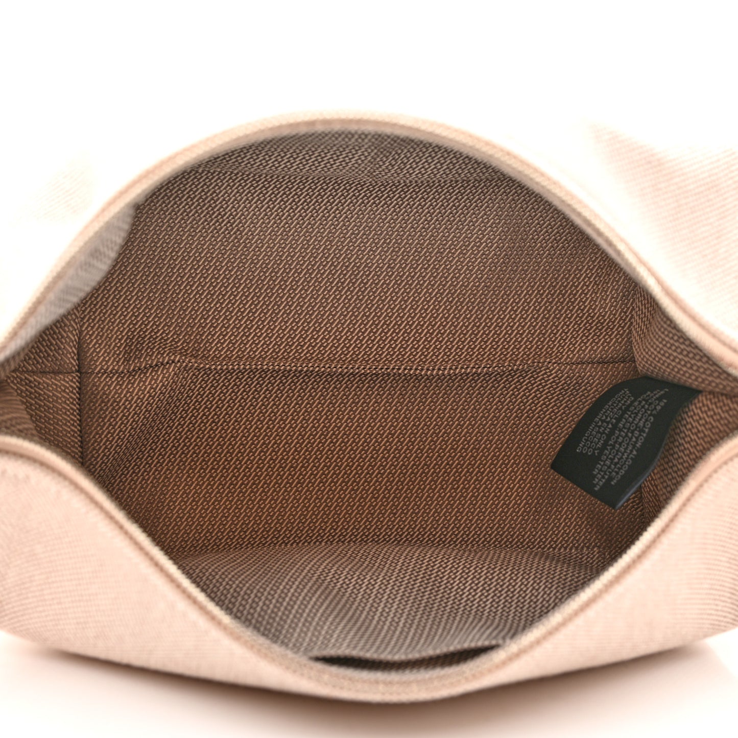 Canvas Small Bride-A-Brac Pouch Natural Orange