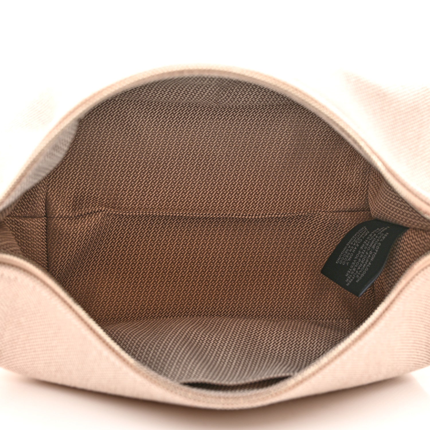 Hermes Canvas Small Bride-A-Brac Pouch Natural Orange 5 of 10