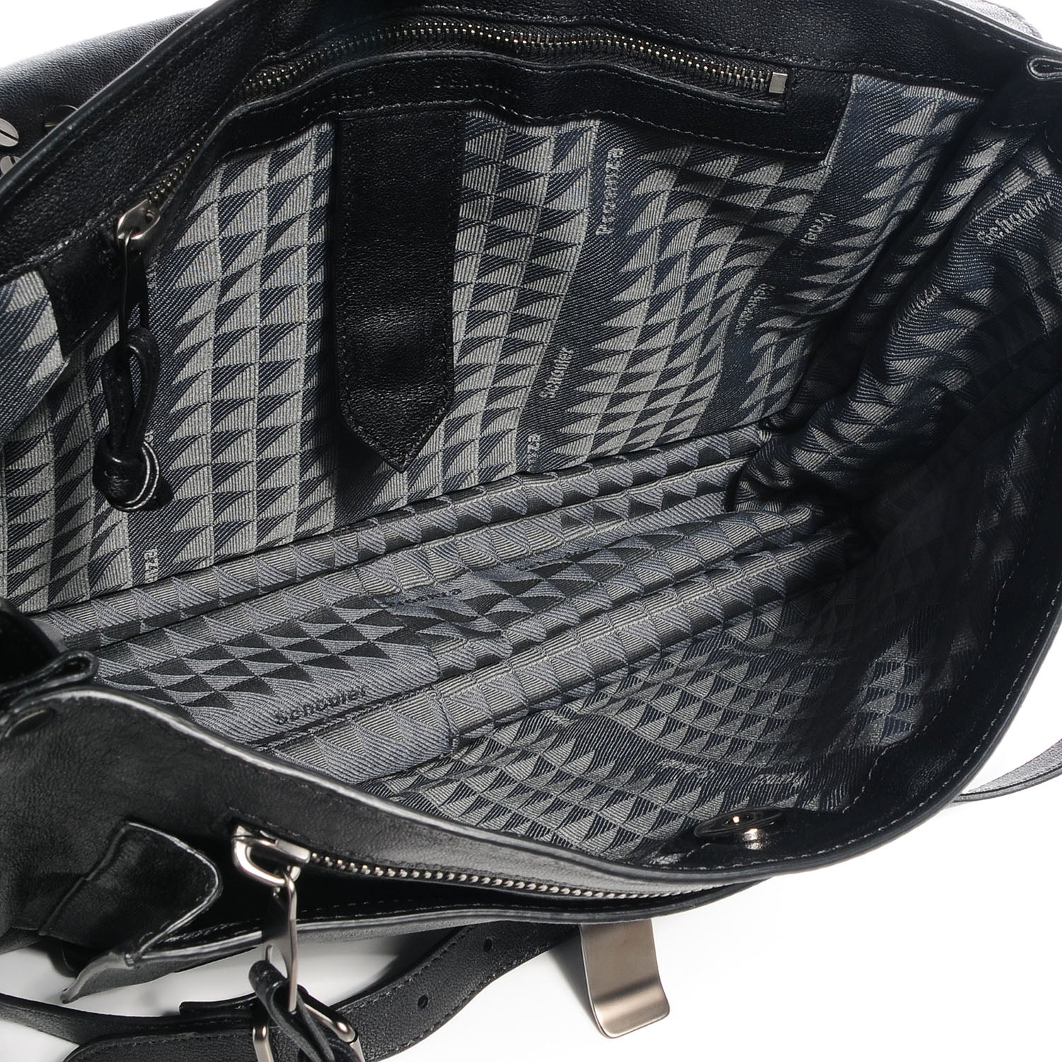 Proenza Schouler Lambskin PS1 Medium Satchel Black 5 of 12