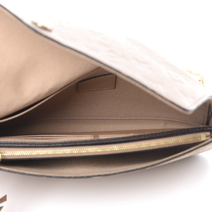 Louis Vuitton Empreinte Pochette Felicie Chain Wallet Papyrus 6 of 17