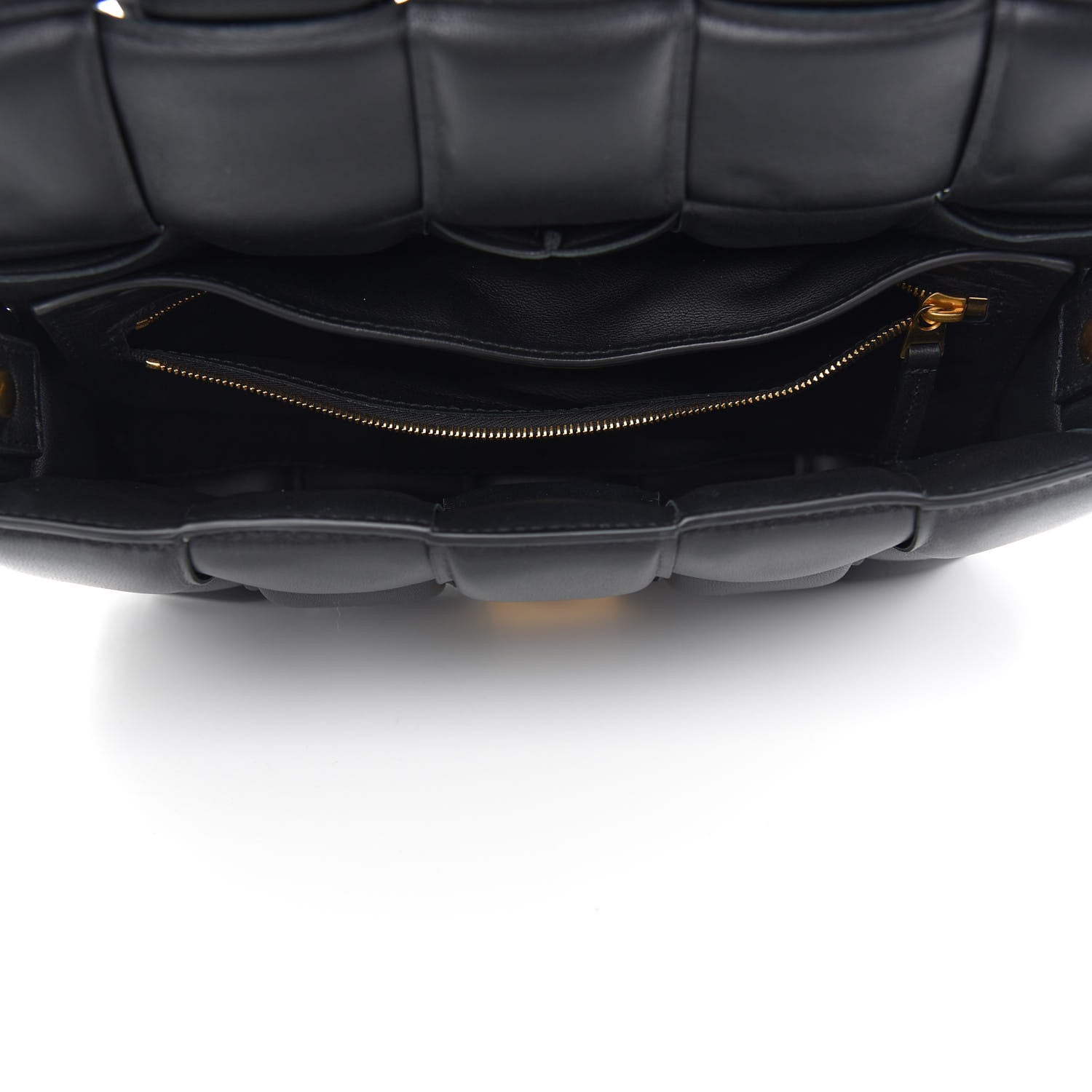 Bottega Veneta Nappa Maxi Intreccio Padded Cassette Crossbody Bag Black 5 of 8