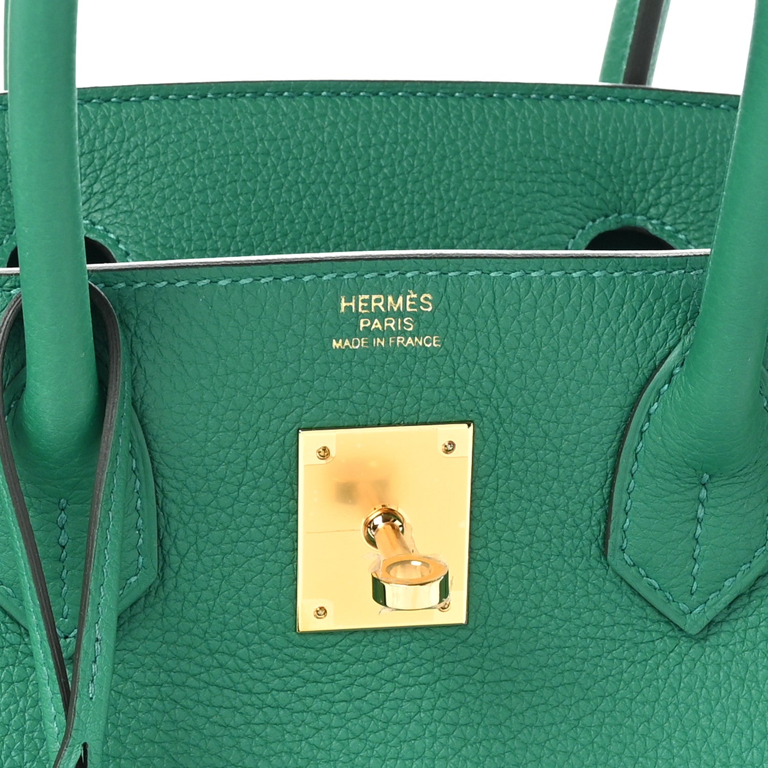 Hermes Togo Birkin 30 Vert Vertigo 5 of 10