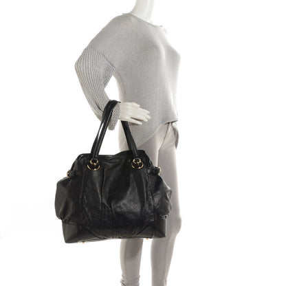 Gucci Guccissima Large Full Moon Tote Black 6 of 13