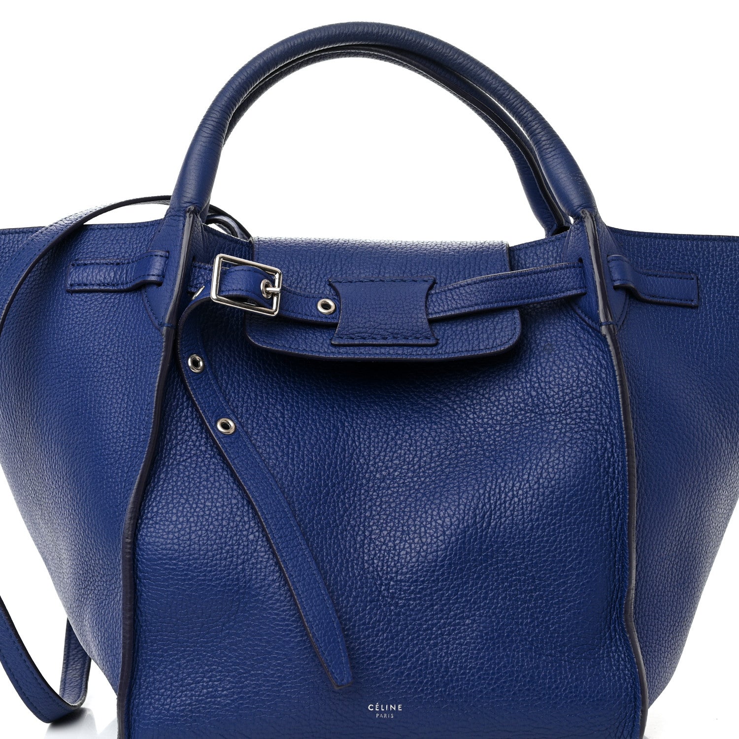 Celine Supple Grained Calfskin Small Big Bag Cobalt 8 of 13