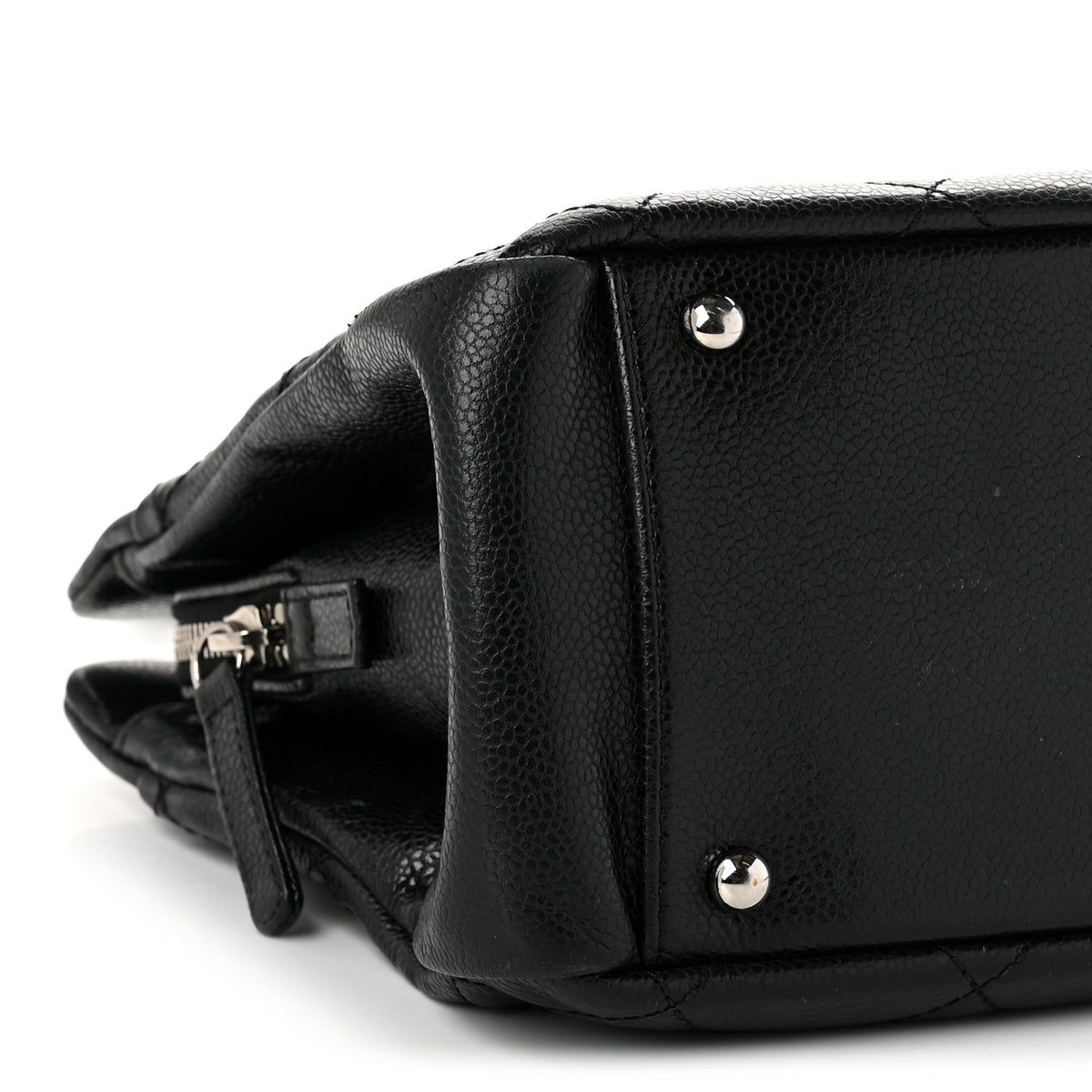 Caviar Quilted Timeless CC Soft Tote Black